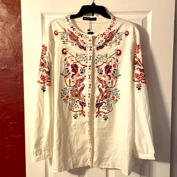 Button down blouse - Picture 1 of 3